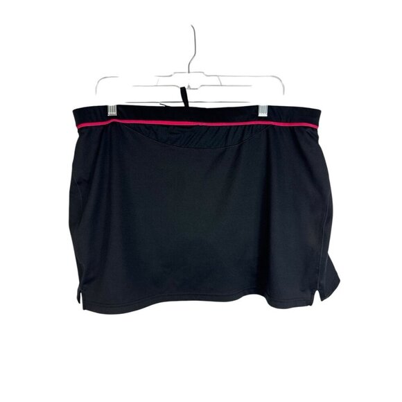 Adidas Women's XL Activewear Hiking Golf Skort Black EUC Length 12.75" Front - Picture 2 of 16